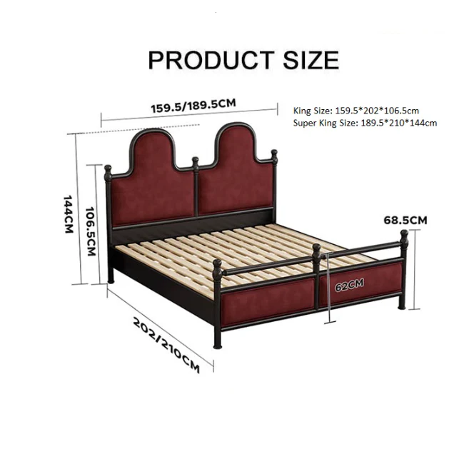 Betty King Size, Super King Size Bed - Image 6
