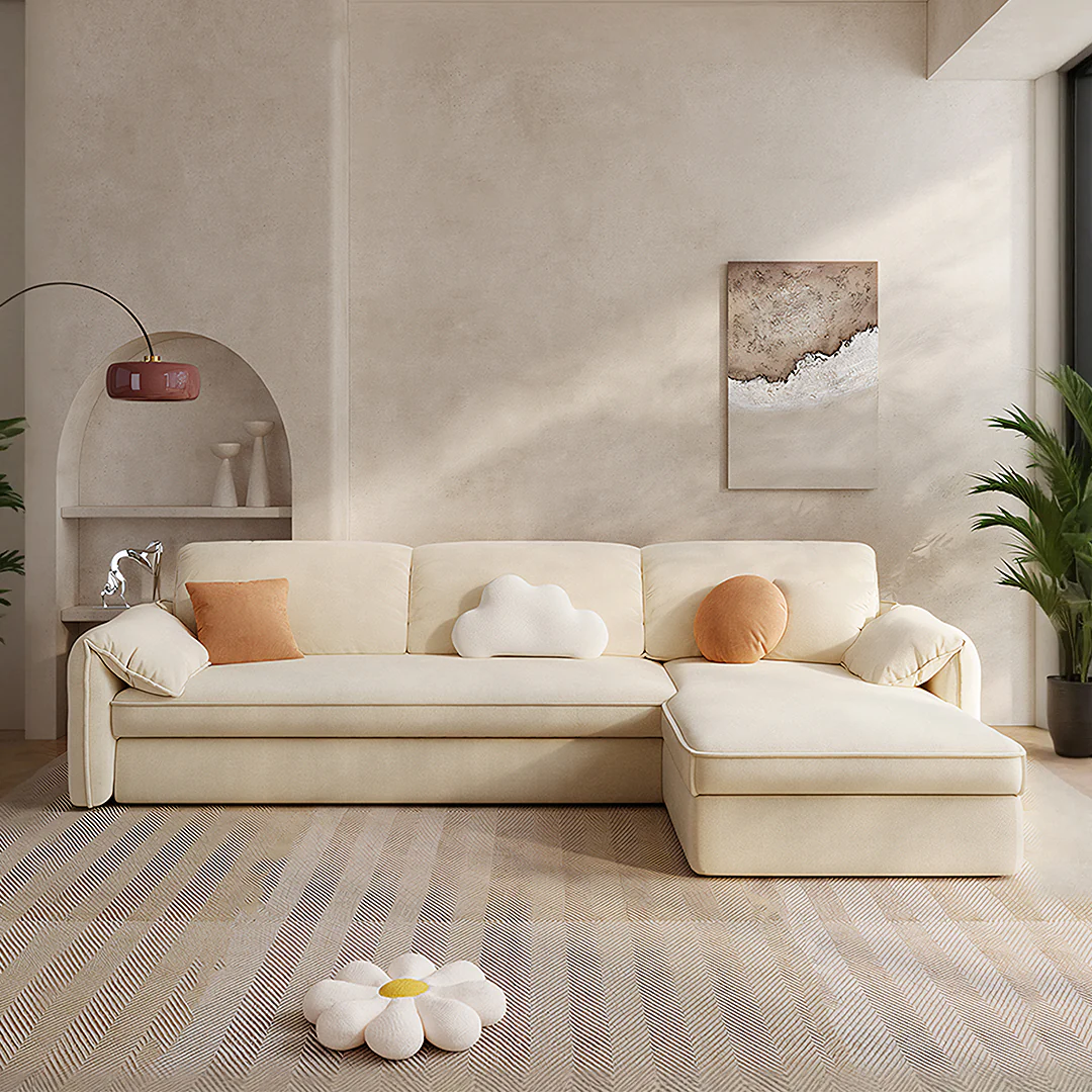 Bhatnagar Three Seater Corner Sofa Bed With Storage - Image 3
