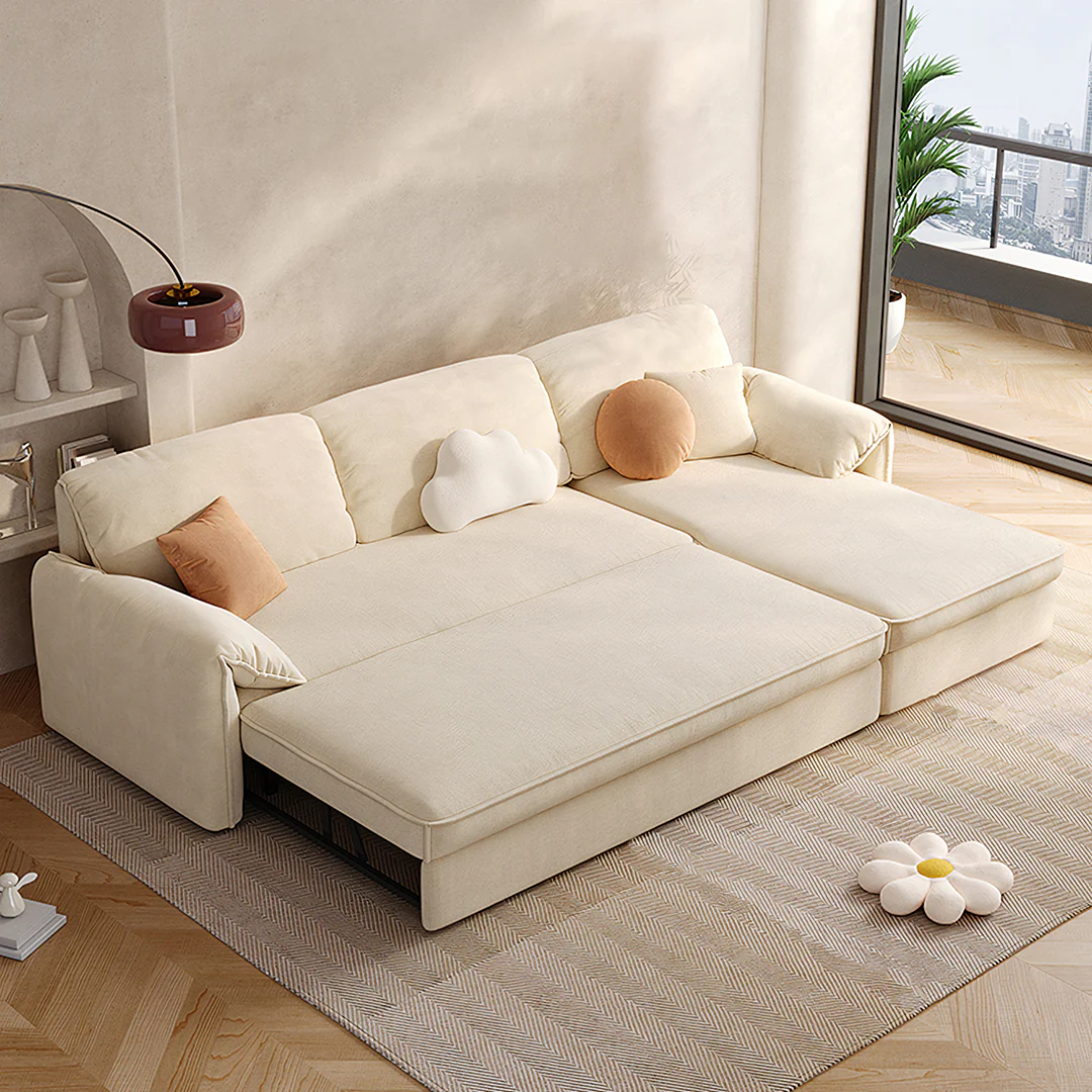 Bhatnagar Three Seater Corner Sofa Bed With Storage - Image 5