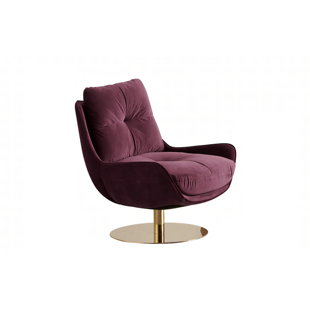 Bonnet Swivel Lounge Chair With Ottoman - Image 11