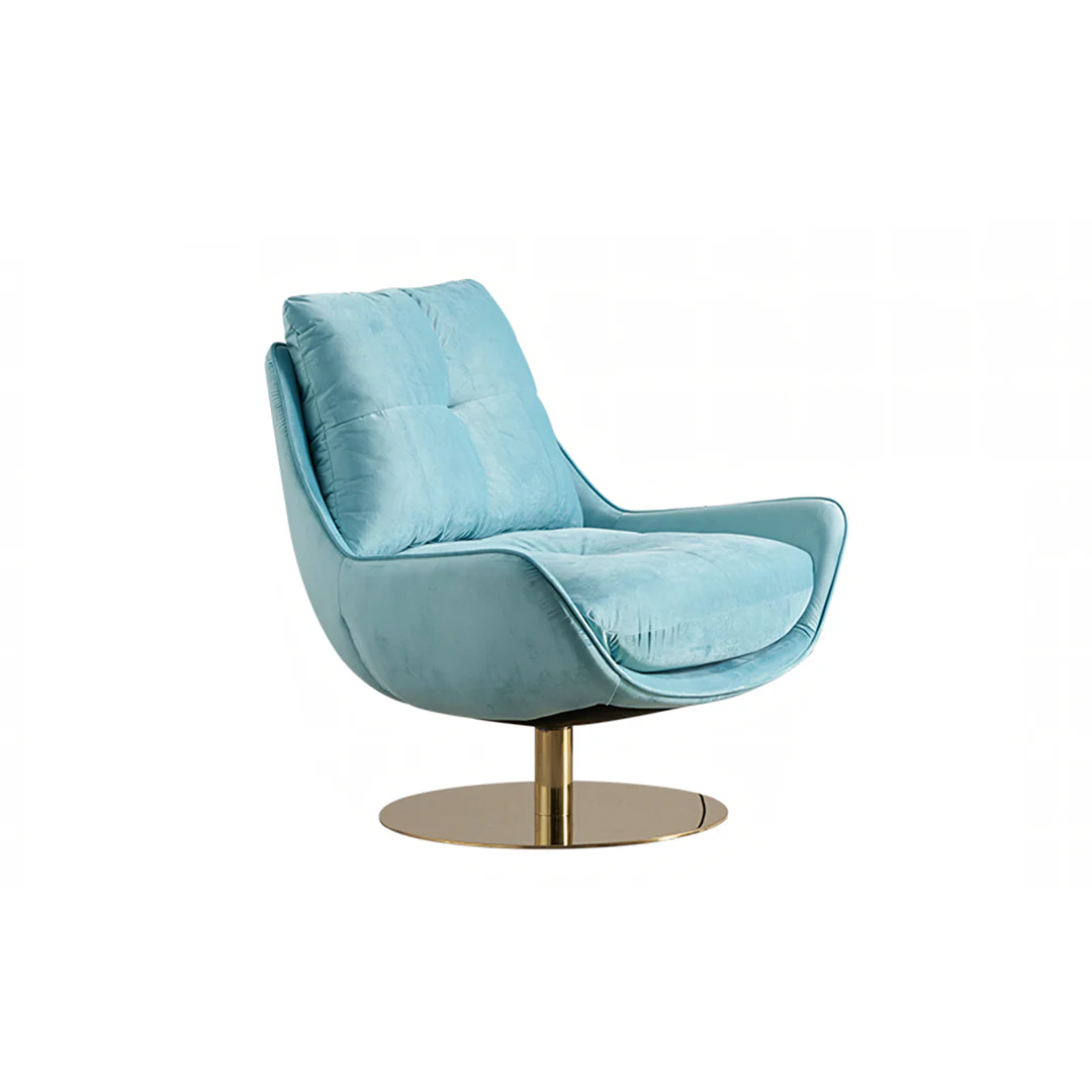 Bonnet Swivel Lounge Chair With Ottoman - Image 12