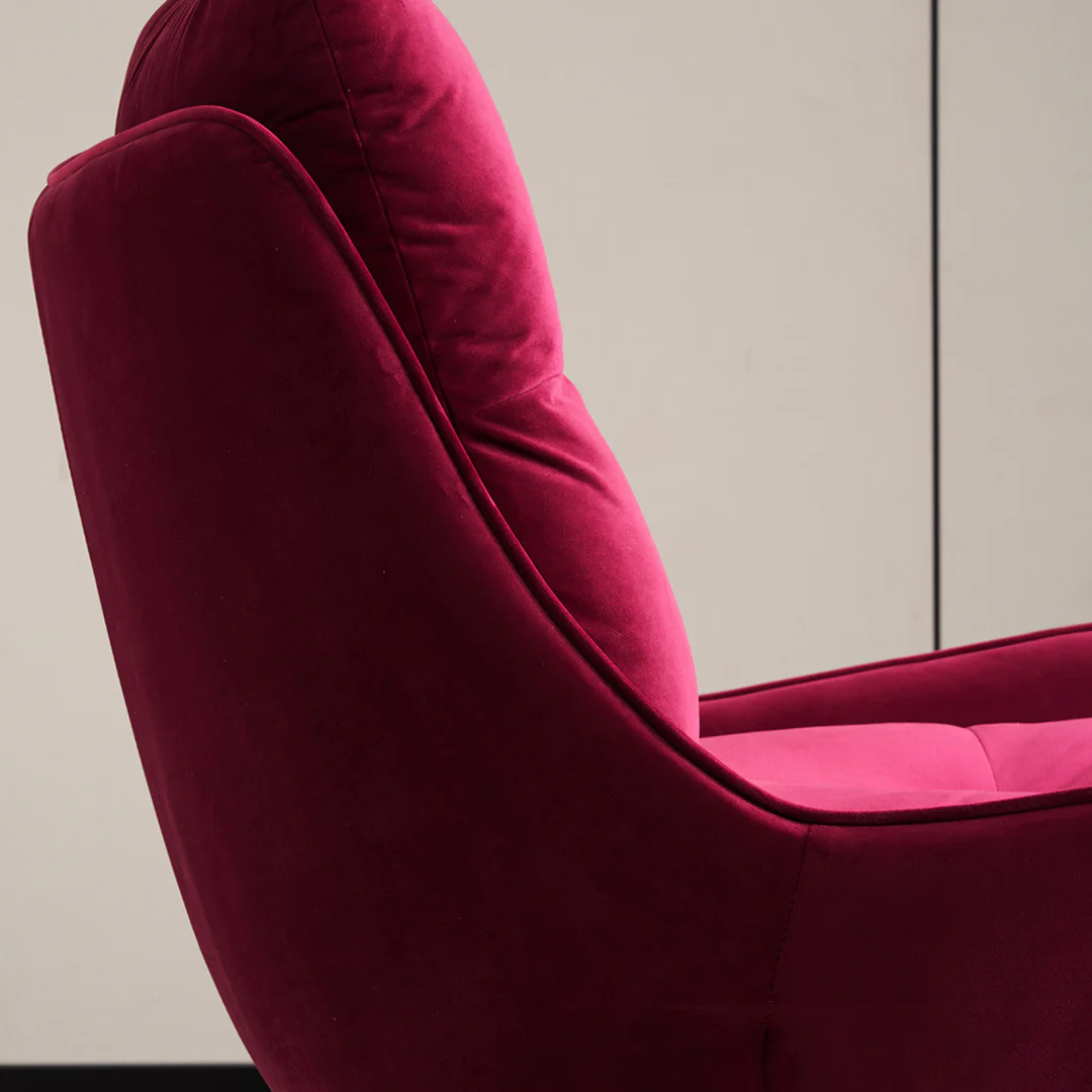 Bonnet Swivel Lounge Chair With Ottoman - Image 7