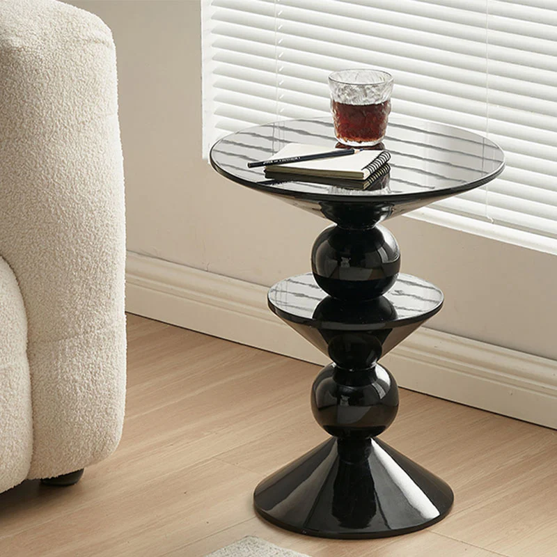 Boris Candied Black Side Table, MDF & FRP - Image 5