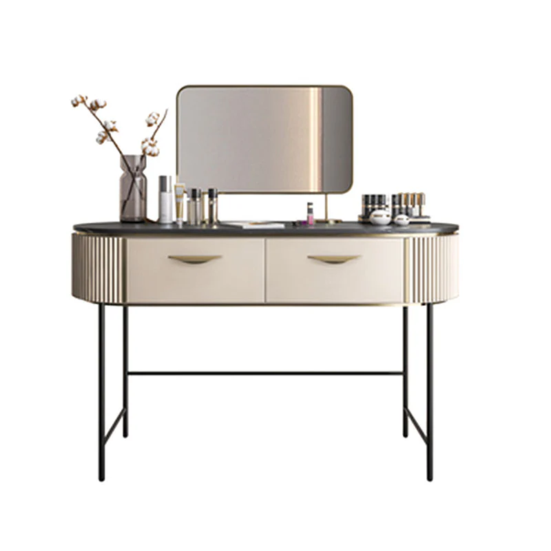 Boris Drawer Dressing Table with Mirror and Stool - Image 3