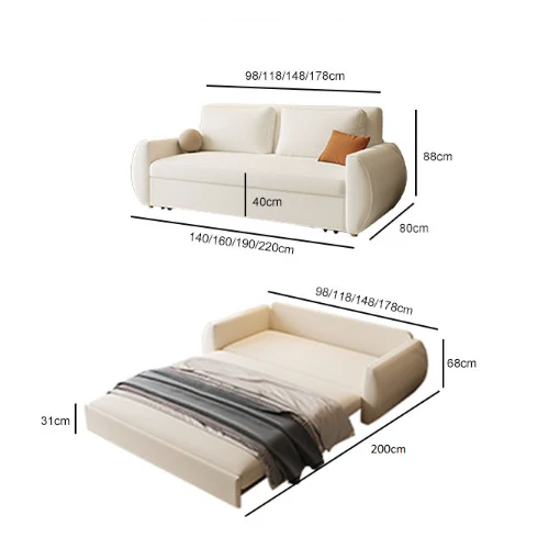 Borislav Two Seater Sofa Bed - Image 6