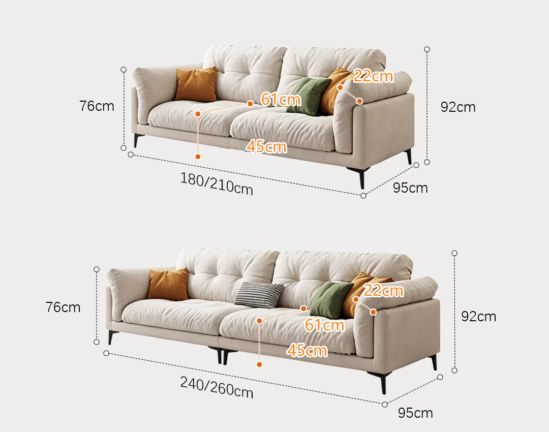 Briar Two Seater, Three Seater, Four Seater Sofa, Velvet - Image 10