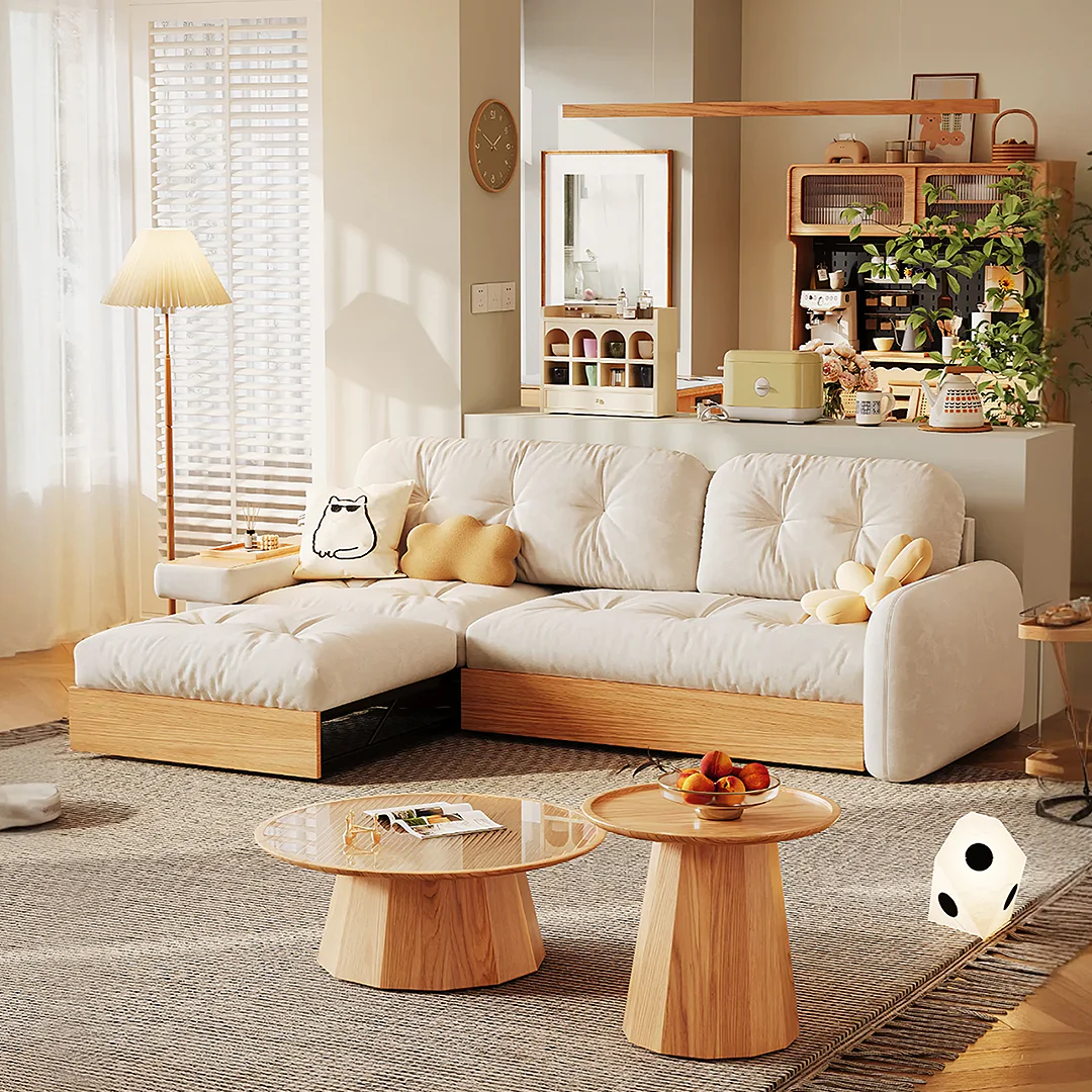 Caballero Three Seater Corner Sofa Bed, Three Seater Sofa, Leathaire - Image 3