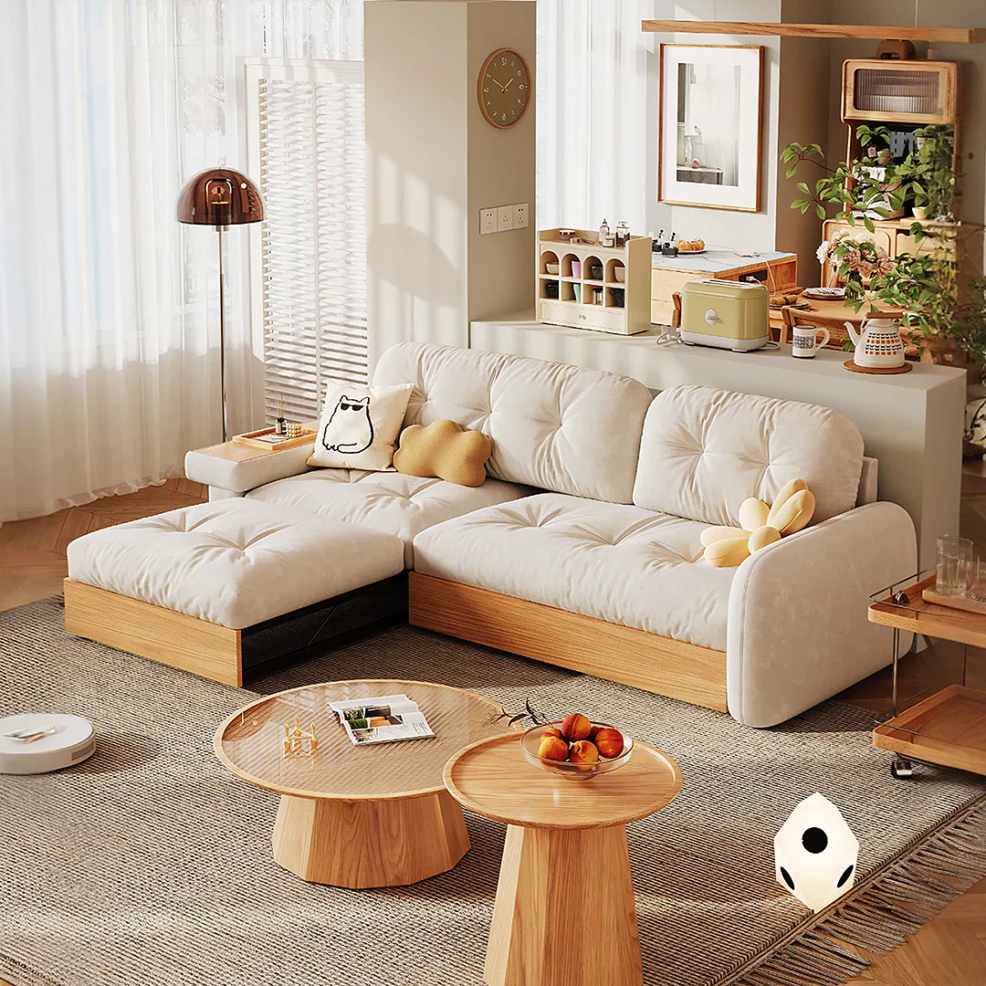 Caballero Three Seater Corner Sofa Bed, Three Seater Sofa, Leathaire - Image 4