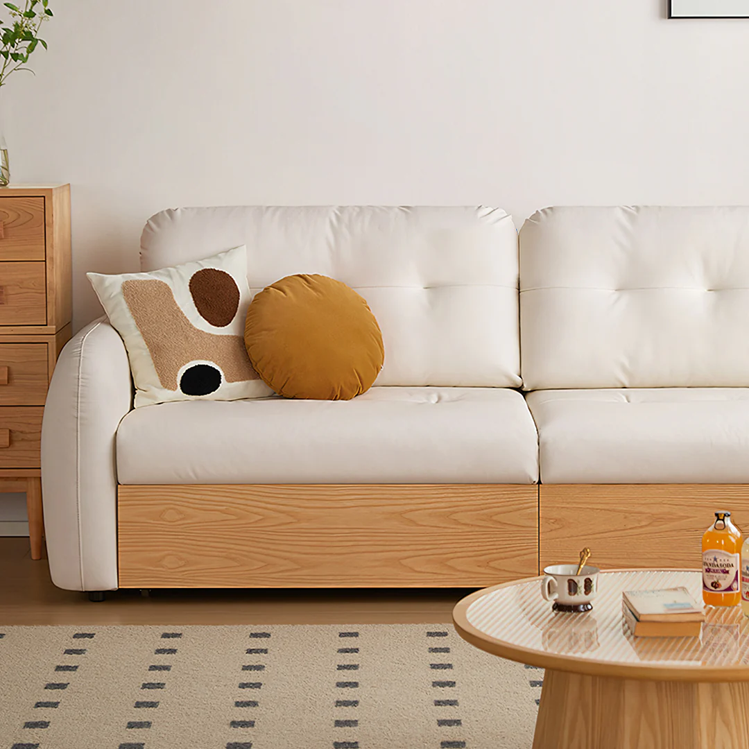 Caballero Three Seater Corner Sofa Bed, Three Seater Sofa, Leathaire - Image 7