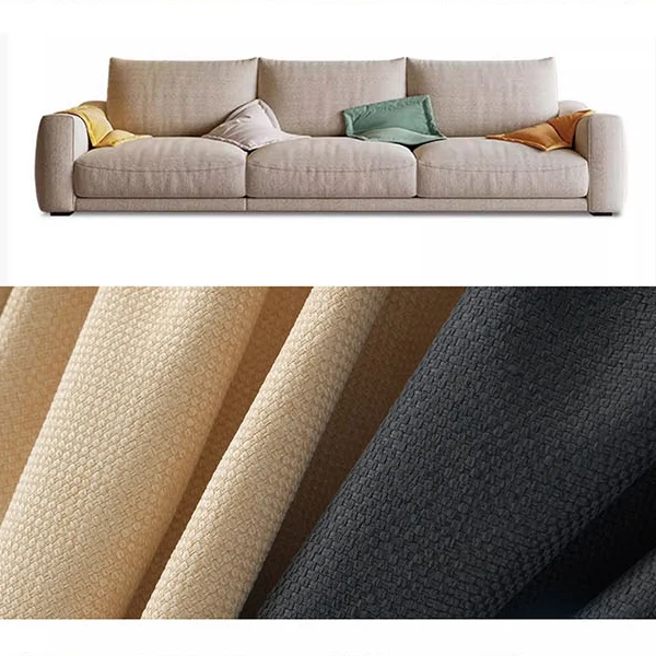 Caleb Modern Two Seater, Three Seater, Four Seater Sofa, Cotton Linen - Image 4