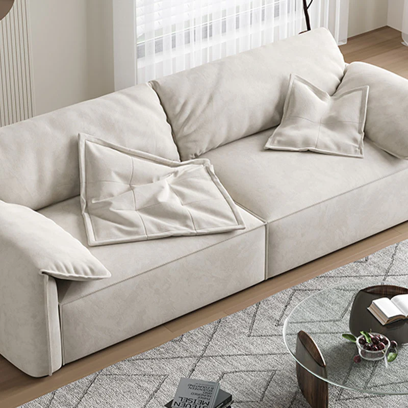 Calista Two Seater Sofa, Suede - Image 3