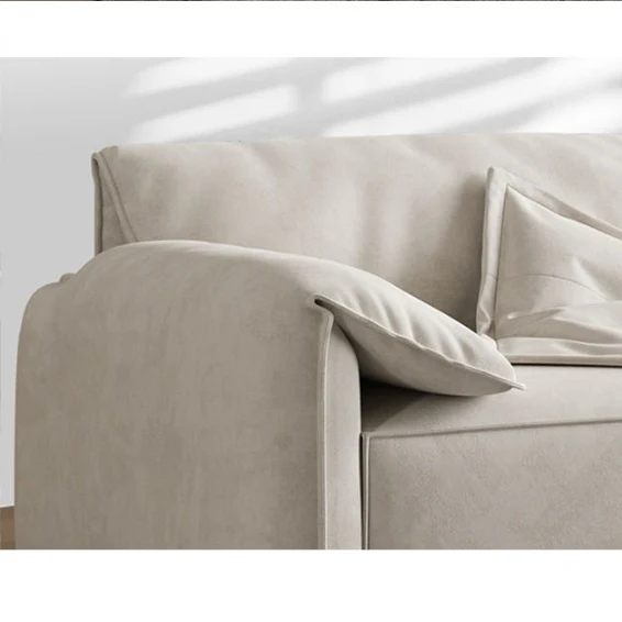 Calista Two Seater Sofa, Suede - Image 4