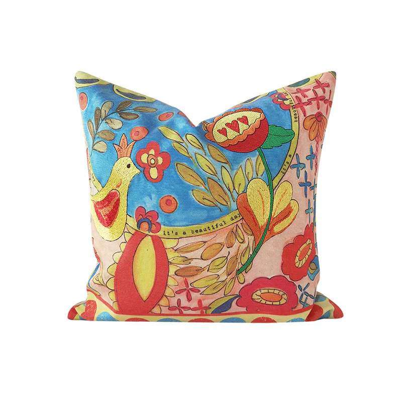 Camila Idyllic Cushion, 45 x 45cm - Image 4