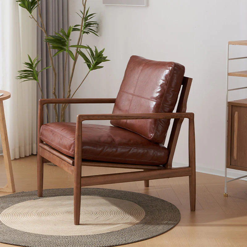 Cara BW002 Armchair, Brown - Image 2