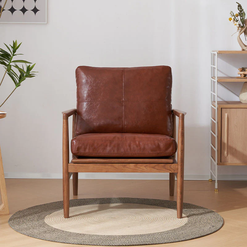 Cara BW002 Armchair, Brown - Image 3
