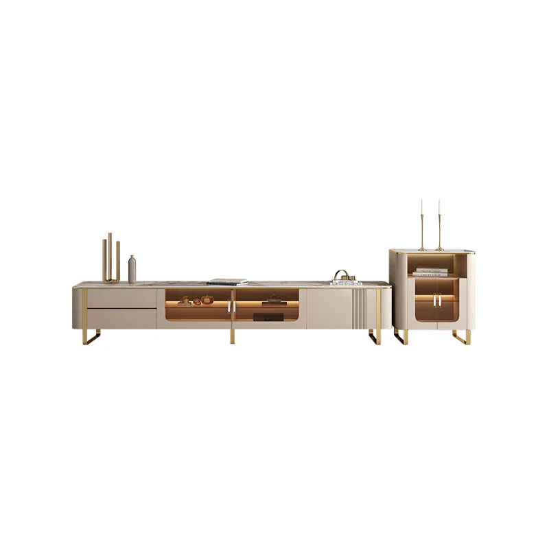 Carl TV Stand, Gold Leg - Image 5