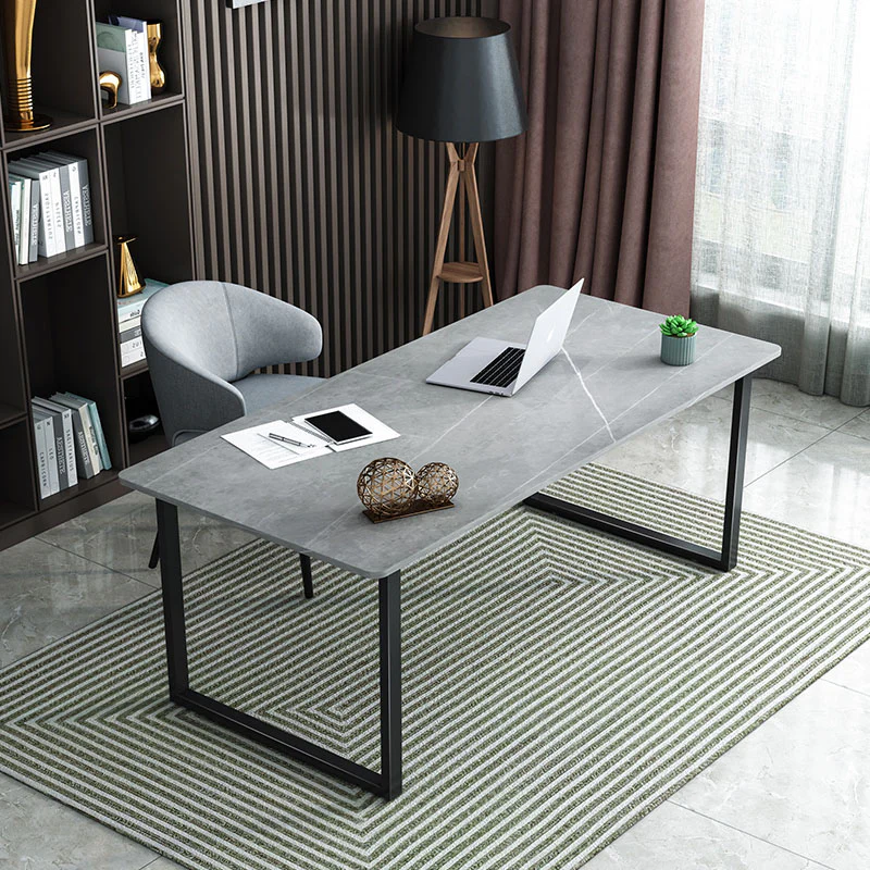 Casson Office Desk, Sintered Stone - Image 3