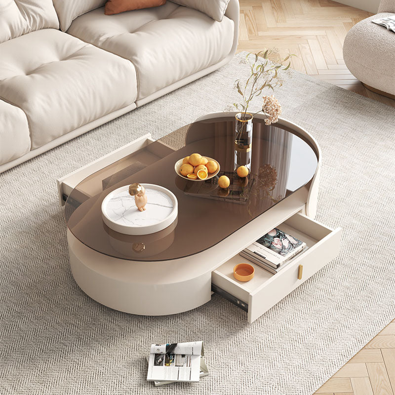 Cecil Oval Coffee Table, Living Room Table - Image 4
