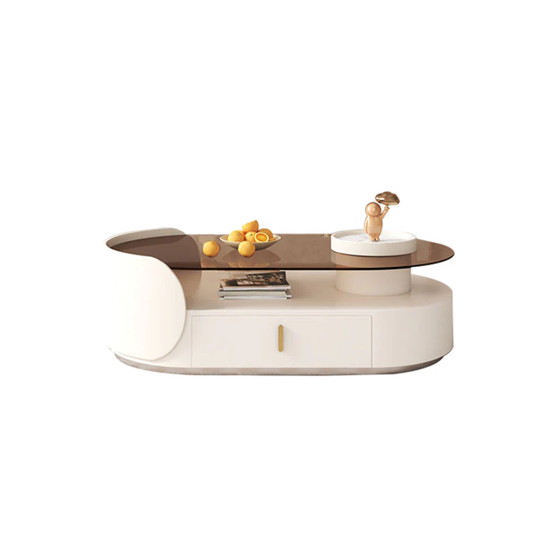Cecil Oval Coffee Table, Living Room Table - Image 5