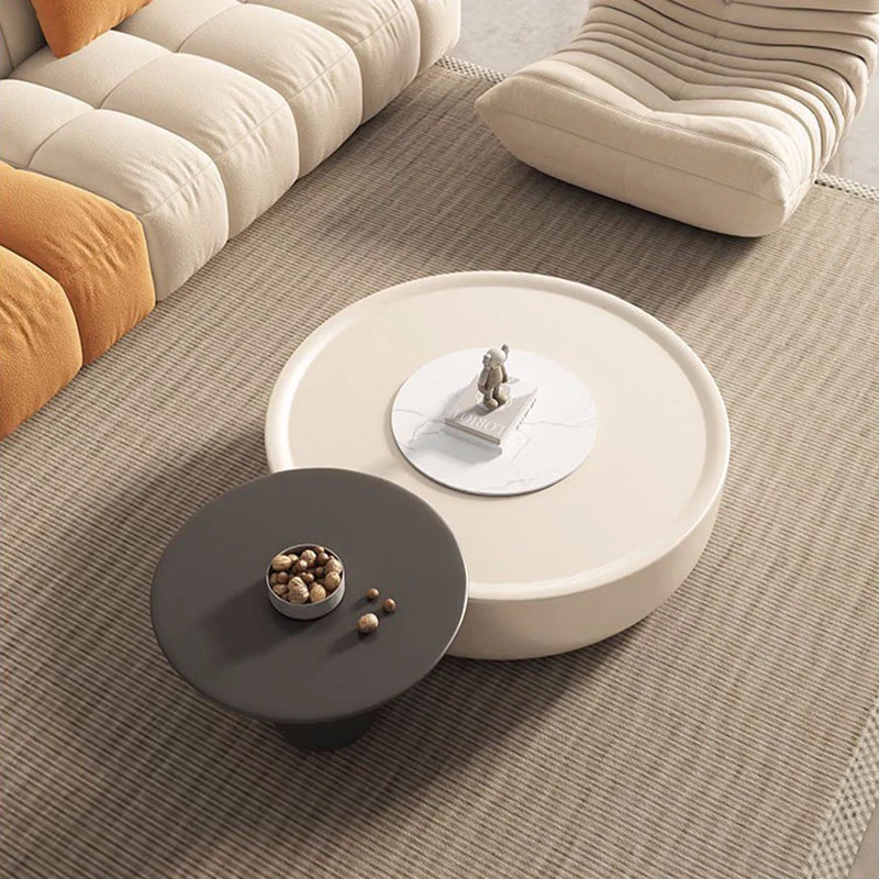 Cenhelm Nesting Coffee Table Set, Cream And Black - Image 3