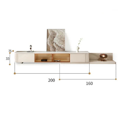 Cenhelm Nesting Coffee Table Set, Cream And Black - Image 9