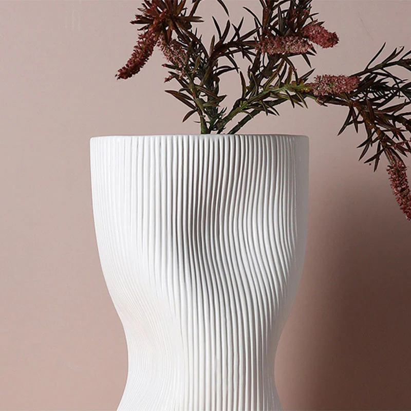 A Set Of Two Ceramic Vases, Blue/ White - Image 4