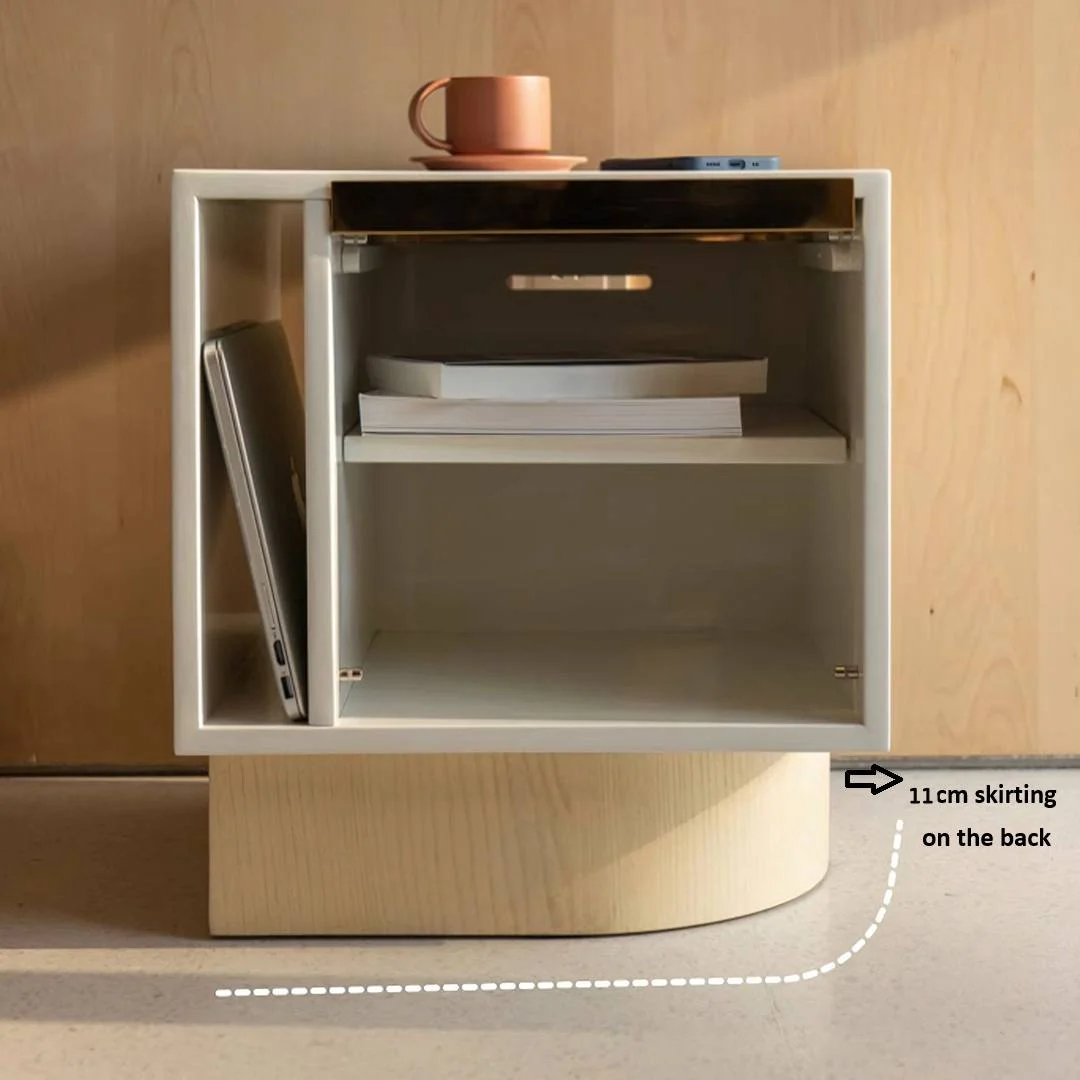 Chatterjee Bedside Table With Book Holder - Image 2