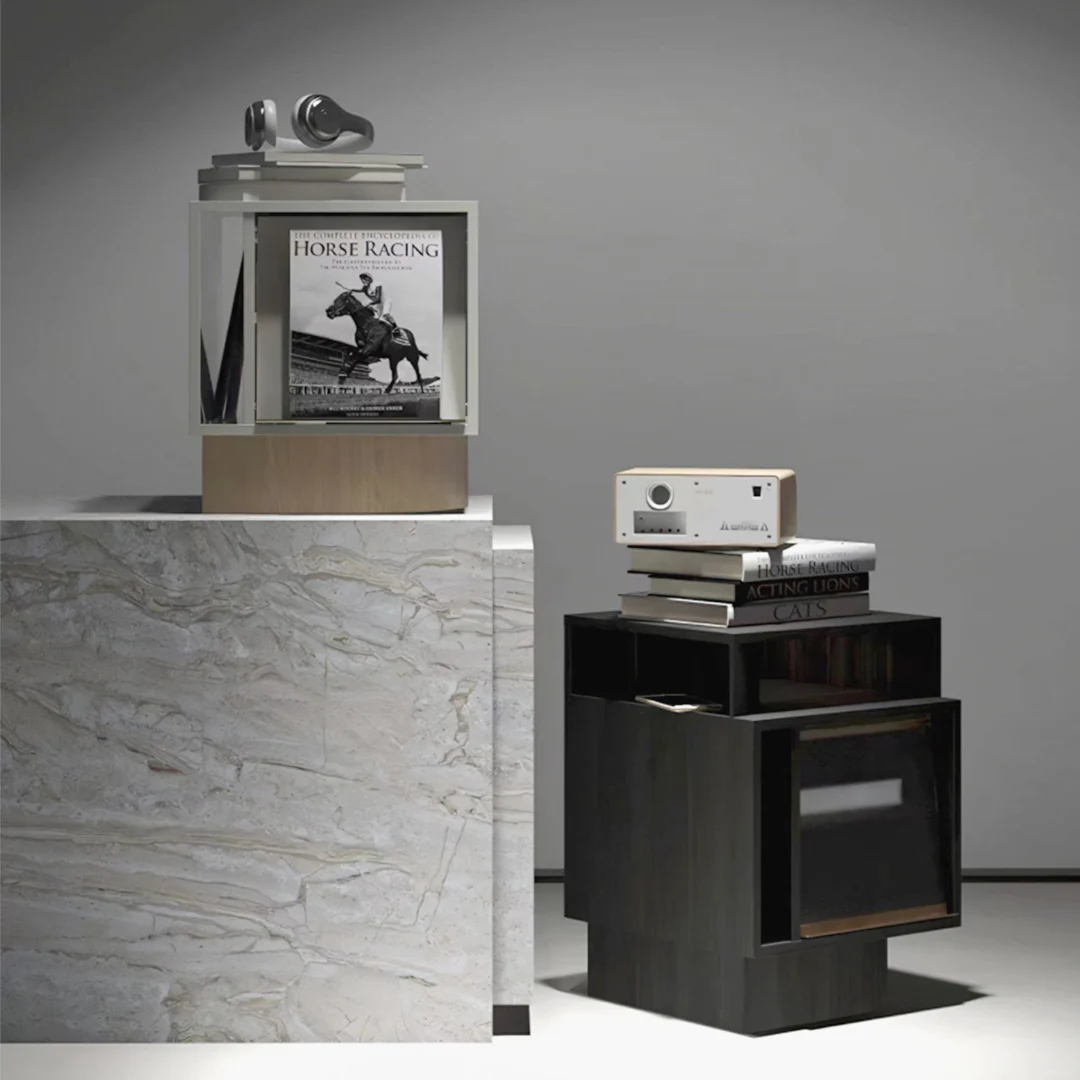 Chatterjee Bedside Table With Book Holder - Image 8