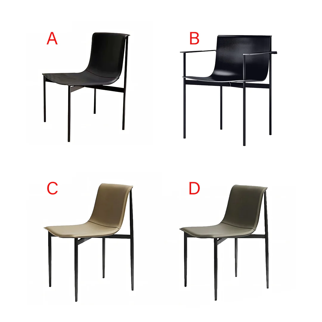 Choi Dining Chair With Armrest, Leather - Image 10