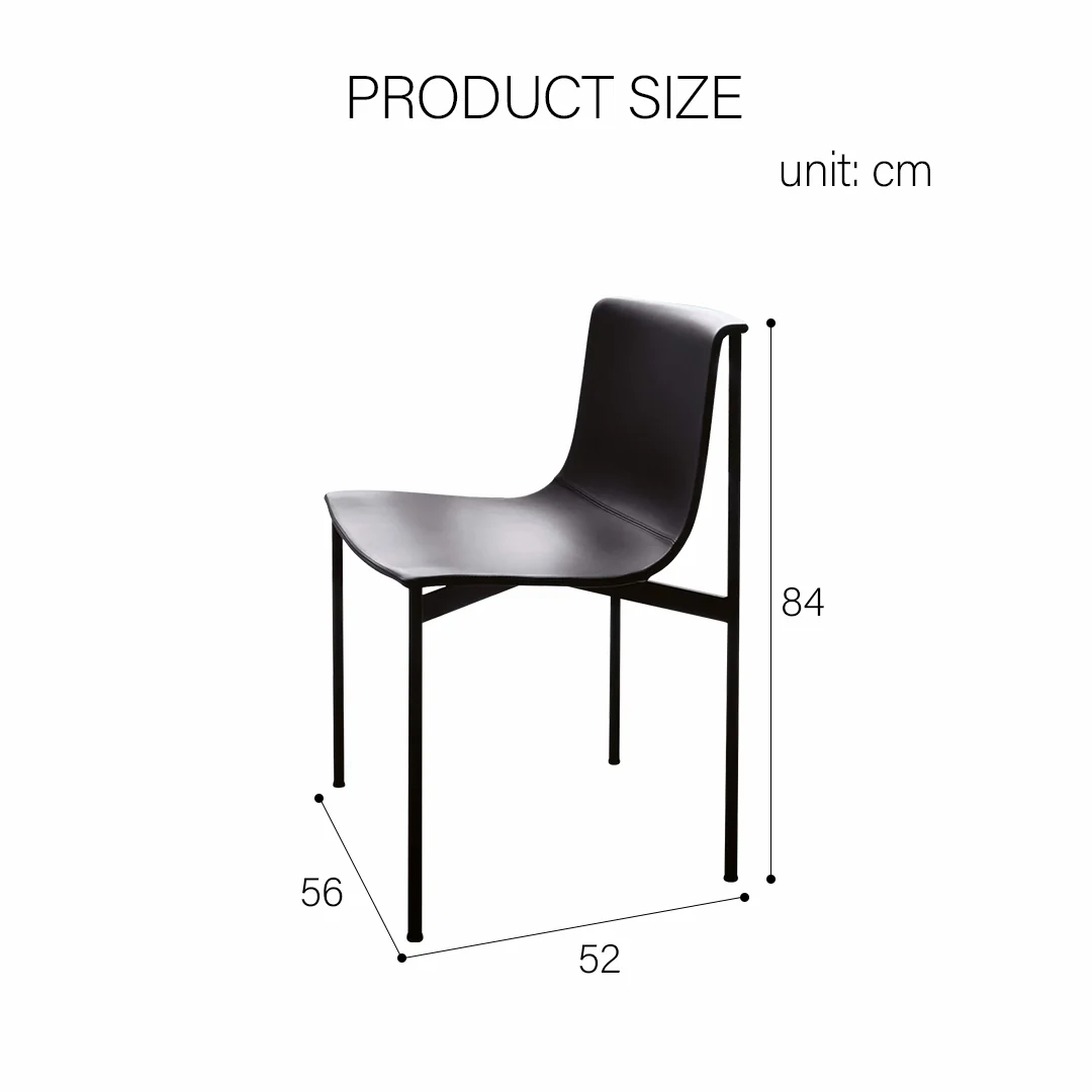 Choi Dining Chair With Armrest, Leather - Image 12