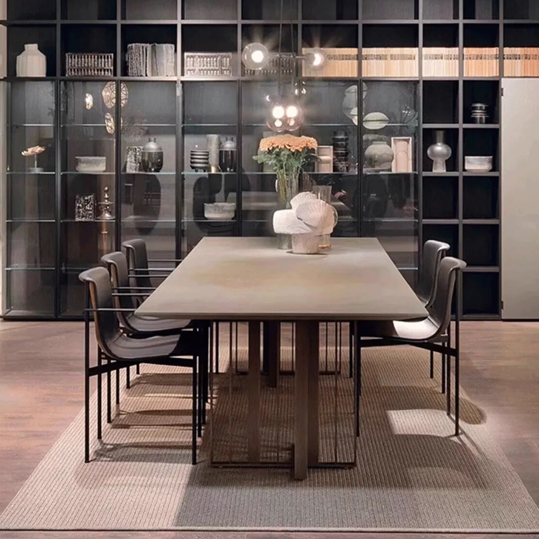 Choi Dining Chair With Armrest, Leather - Image 3