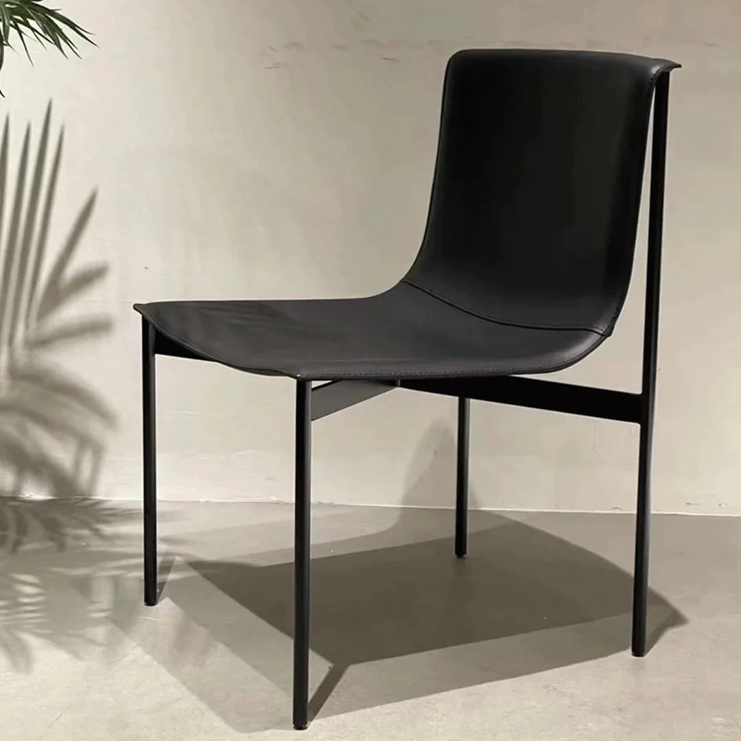 Choi Dining Chair With Armrest, Leather - Image 9