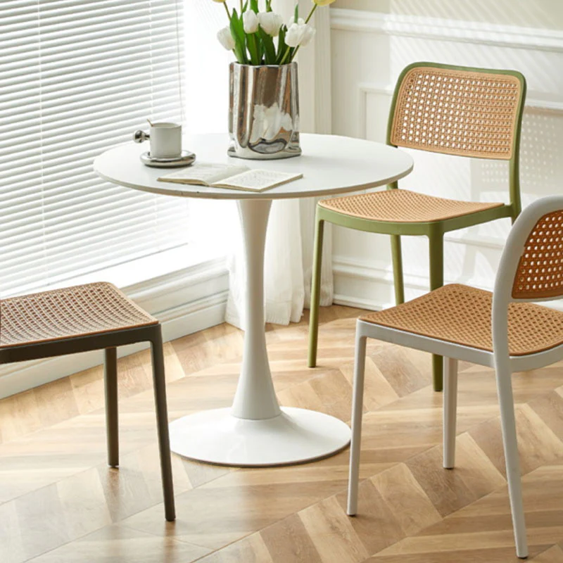 Chris Dining Chair, Rattan Style - Image 2