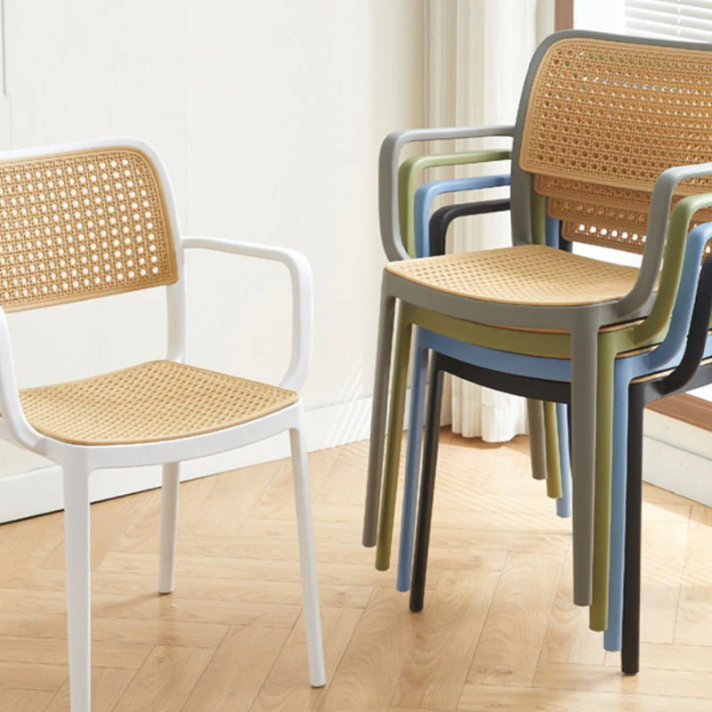 Chris Dining Chair, Rattan Style - Image 4