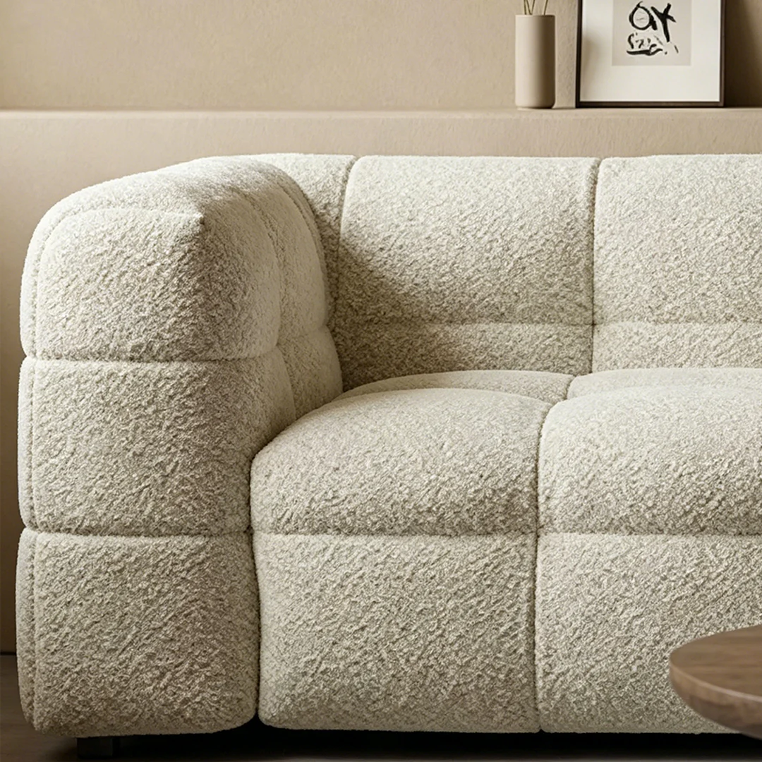 Chrissie Marshmallow Two Seater, Three Seater, Four Seater Sofa, Boucle - Image 4