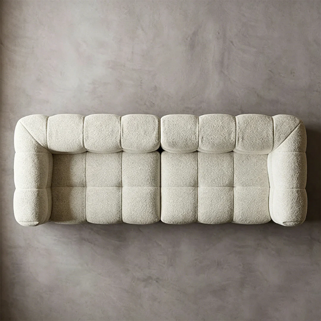 Chrissie Marshmallow Two Seater, Three Seater, Four Seater Sofa, Boucle - Image 5
