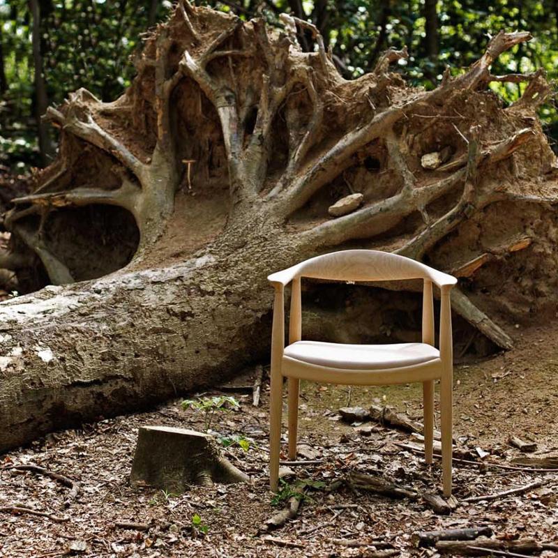 Hans Wegner Kennedy Dining Chair, Oak - Image 2