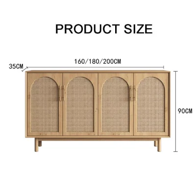 Constance Rattan Sideboard, Pine Wood - Image 6