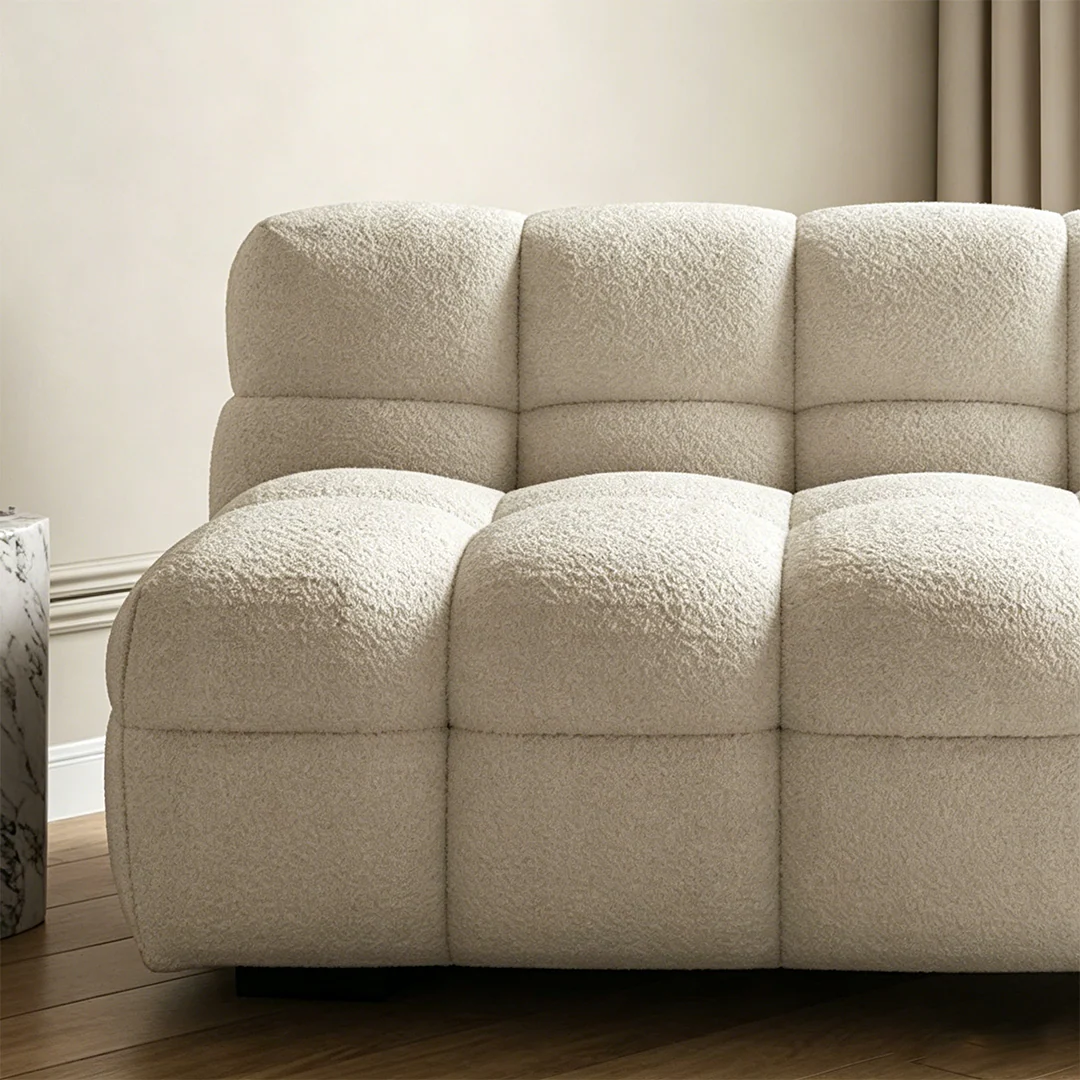 Cora Single Seater, Two Seater Sofa, Lazy Sofa, Boucle - Image 8