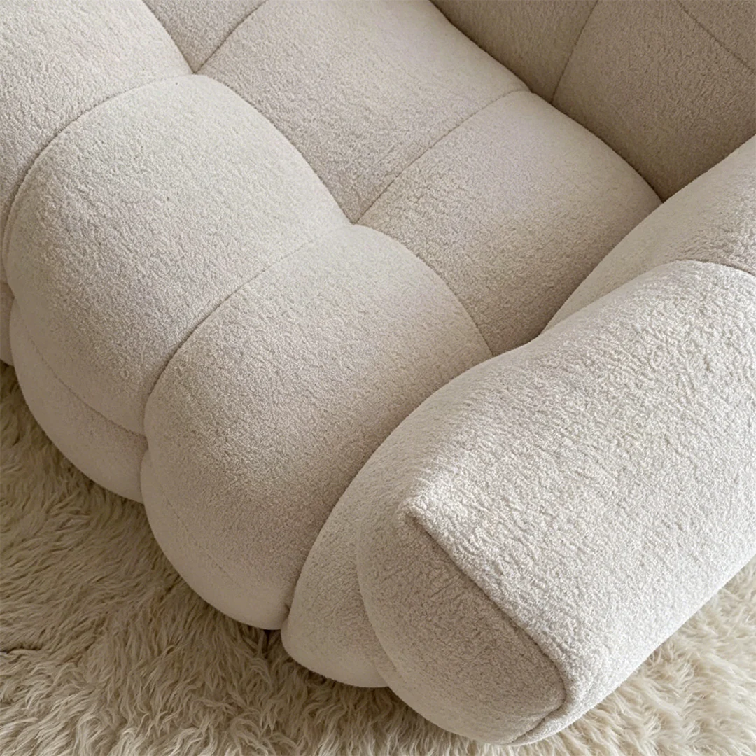 Cora Single Seater, Two Seater Sofa, Lazy Sofa, Boucle - Image 9