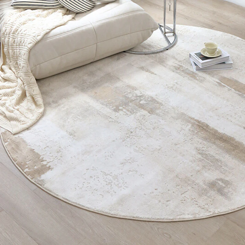 DA Natural Round Wool Rug, Various Styles Available - Image 3