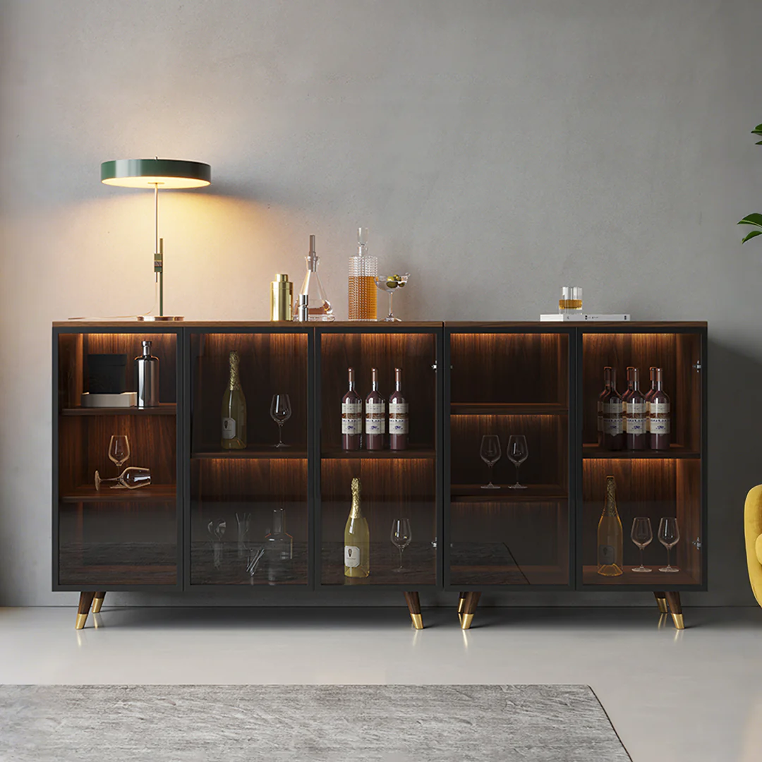 D'Ambrosio Wine Storage With Glass Doors, Cabinet - Image 3