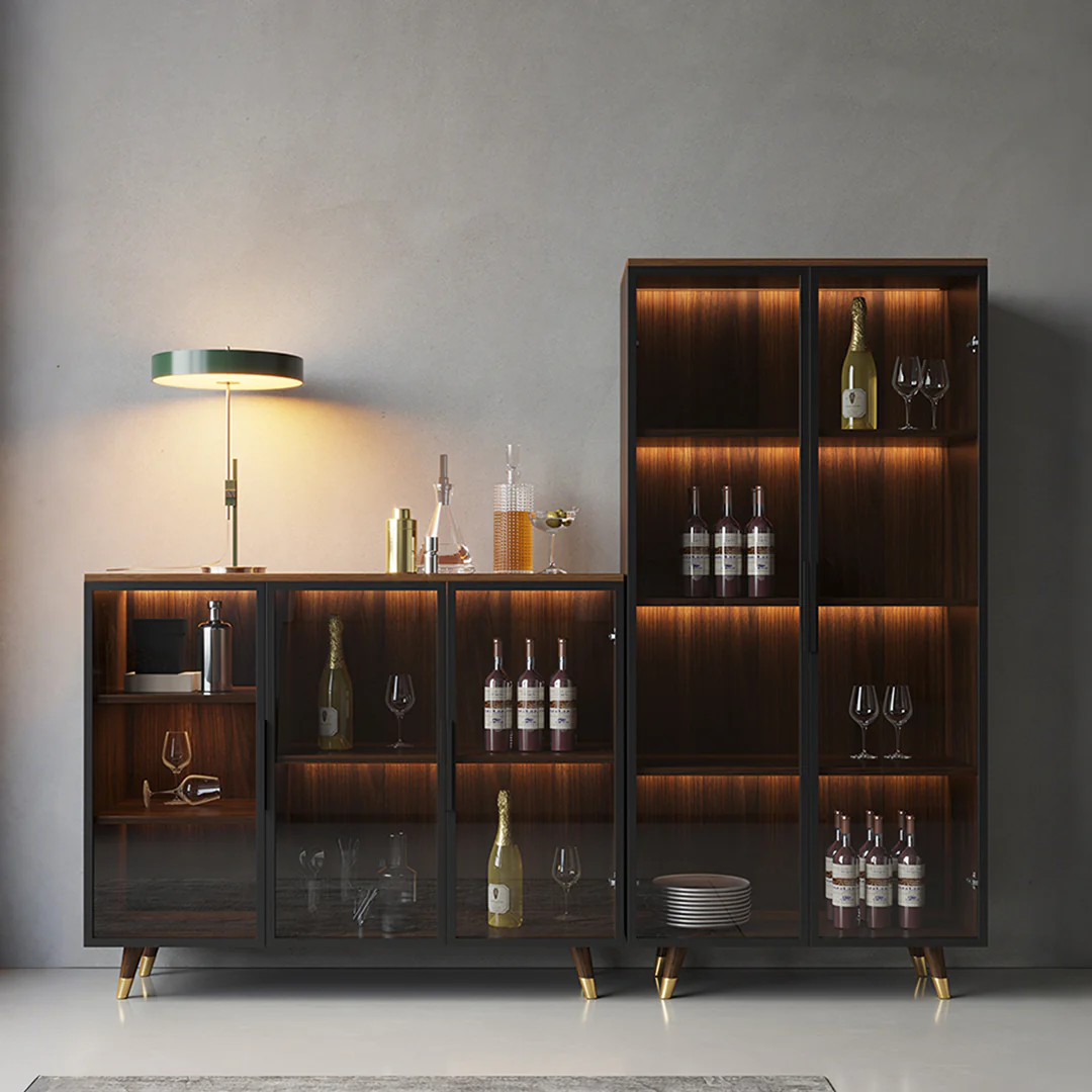 D'Ambrosio Wine Storage With Glass Doors, Cabinet - Image 5