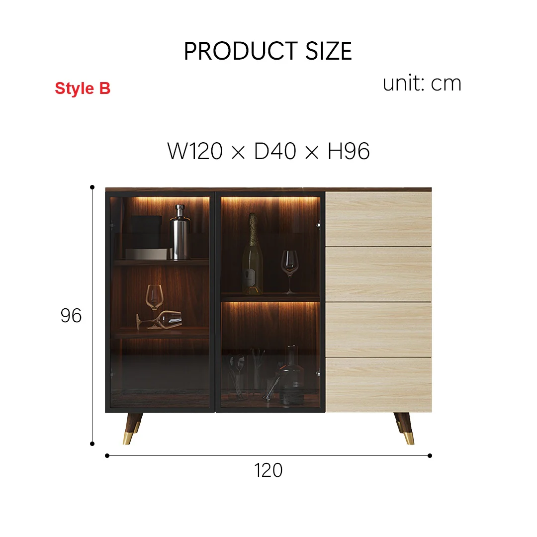 D'Ambrosio Wine Storage With Glass Doors, Cabinet - Image 9
