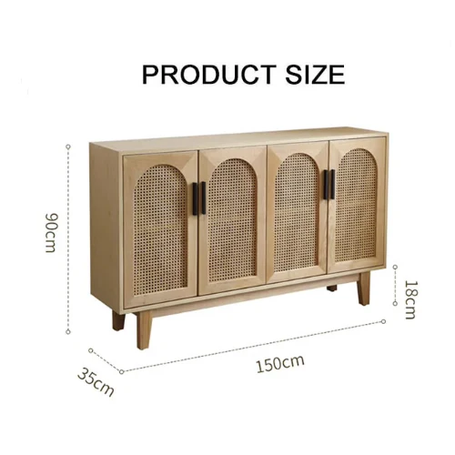 Daphne Rattan Sideboard, Ash Wood - Image 6