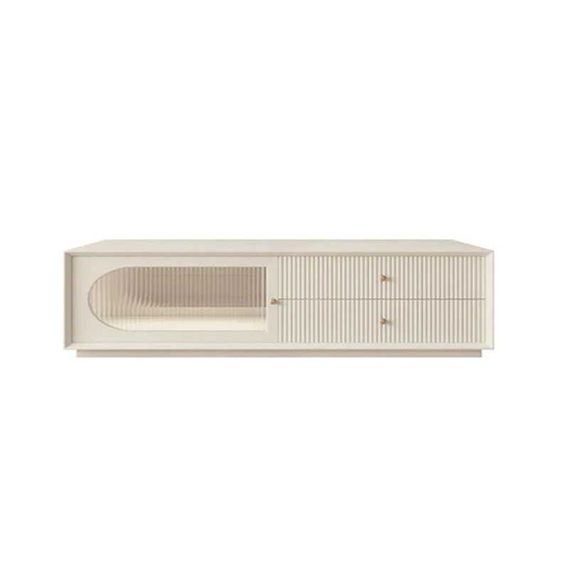 Davinia TV Stand, Davinia Living Room Set, White - Image 6