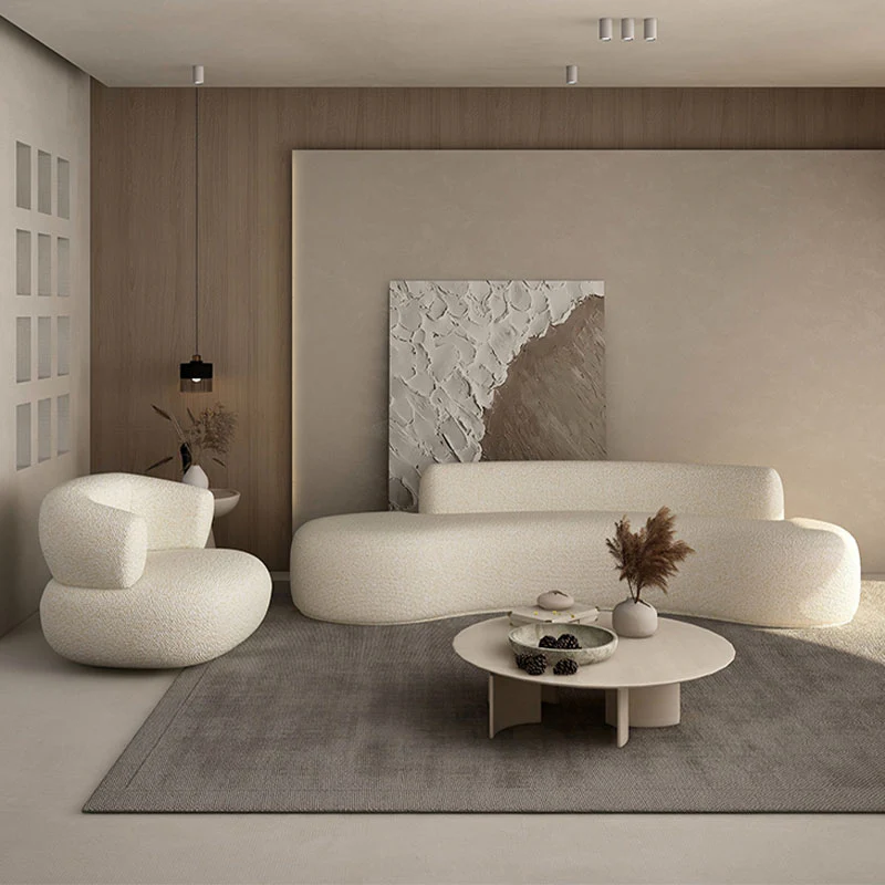 Deirdre Armchair, White Boucle - Image 3