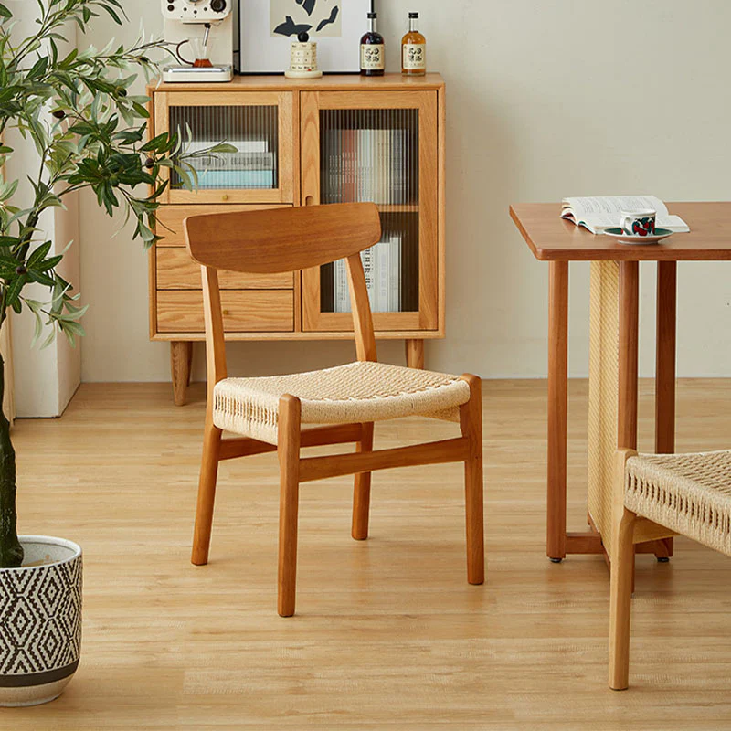 Delia Dining Chair, Rattan - Image 4