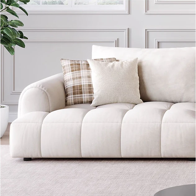 Delilah Violet Two Seater, Three  Seater, Four Seater Sofa, Cream - Image 9