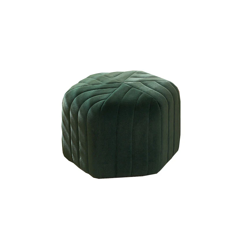 Della Footstool, Velvet - Image 6